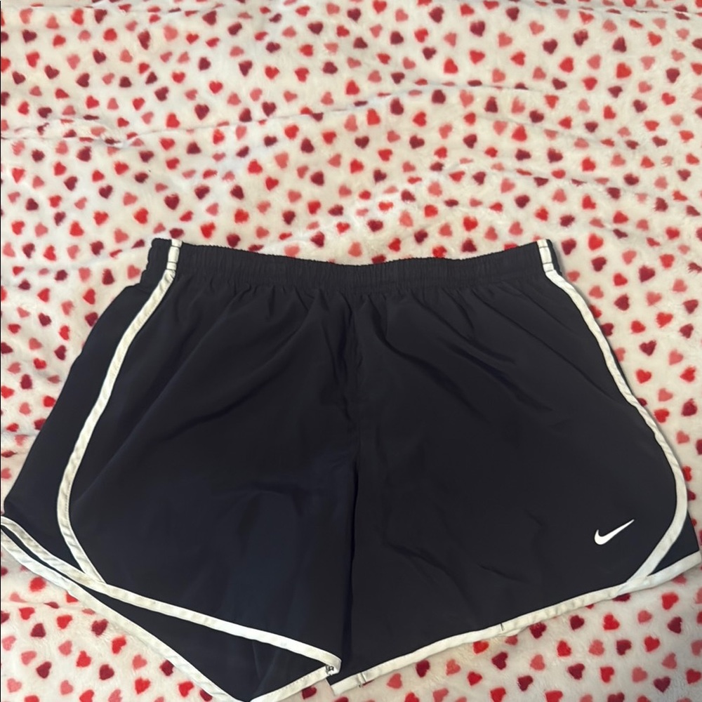Nike Women's XS/S or kids XL Black Athletic Shorts with White Trim